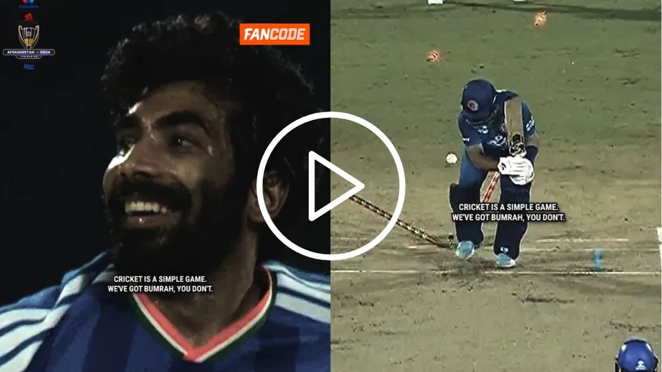 Watch- Jasprit Bumrah Delivers Ball Of The Series To Shatter Darwish Rasooli's Stumps